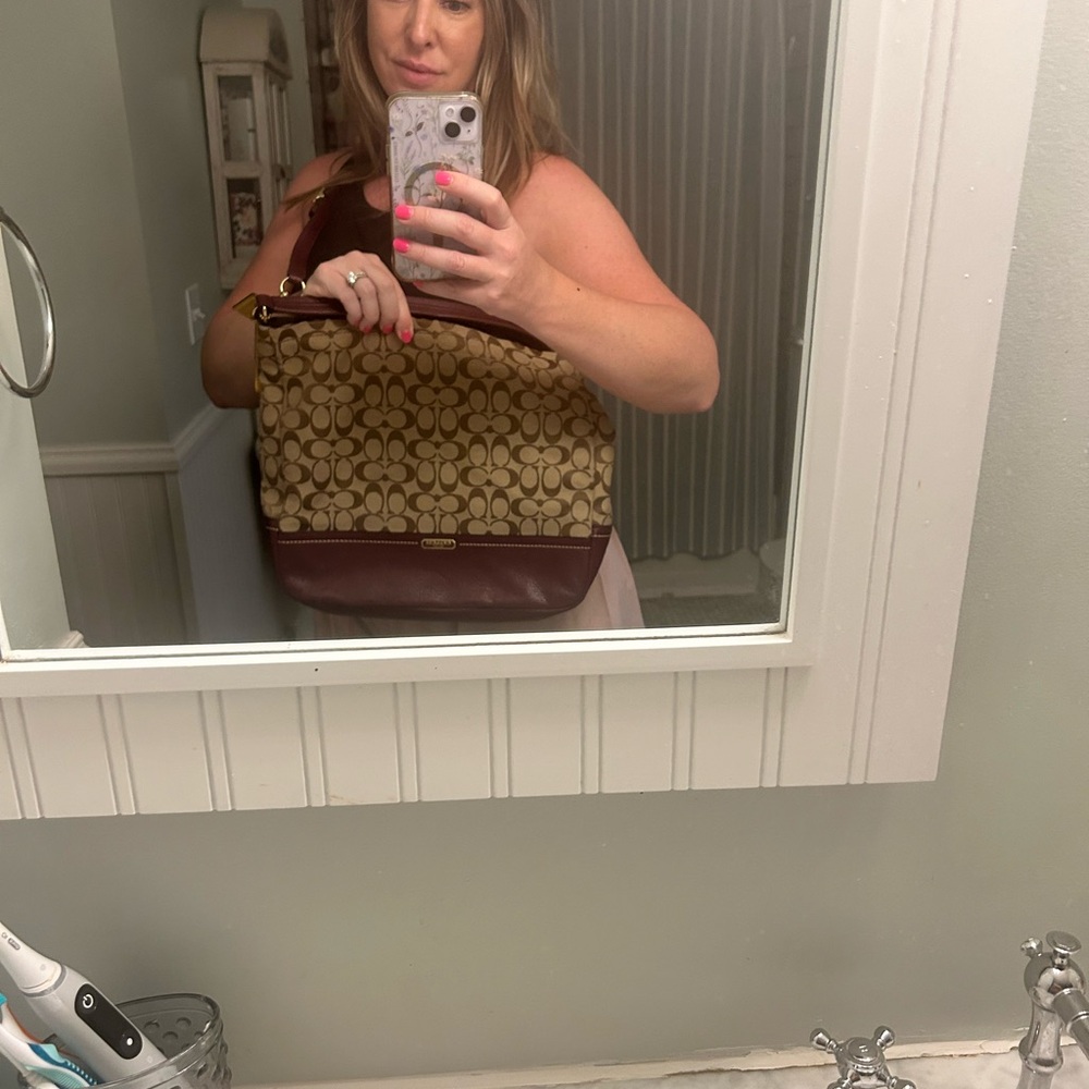 Authentic Coach oversize crossbody